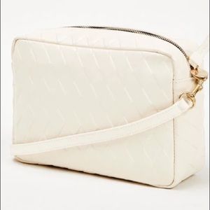 Clare V Marisol Cream Diamond Bag